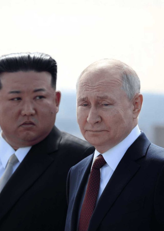 Vladimir Putin And Kim Jong-un Visit Russia's Far Eastern Spaceport Vostochny Cosmodrome